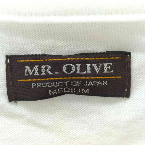 ミスターオリーブ MR.OLIVE MIX MATERIAL / S/S CREW NECK SHIRT メンズ JPN:M