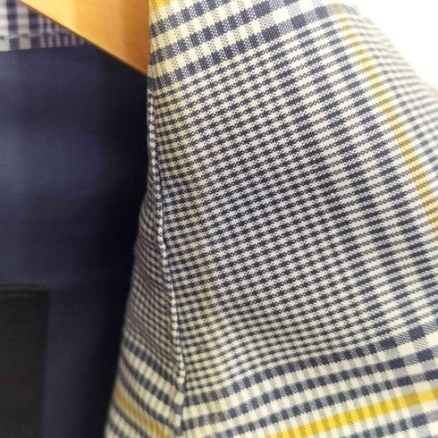 バーバリーブラックレーベル BURBERRY BLACK LABEL チェック ステンカラーコート メンズ import:L