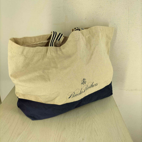 ブルックスブラザーズ BROOKS BROTHERS ロゴプリント キャンバストートバッグ レディース