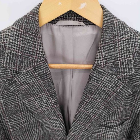 ヒューゴボス HUGO BOSS グレンチェック 2Bテーラードジャケット メンズ