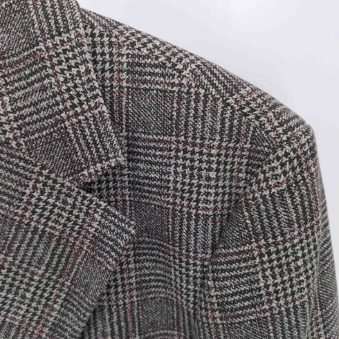 ヒューゴボス HUGO BOSS グレンチェック 2Bテーラードジャケット メンズ