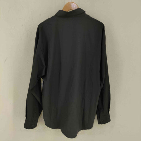 ノーアイディーブラック NO ID.BLACK 24AW ネクタイ付ネックギャザーBIG-SHシャツ メンズ ONE SIZE