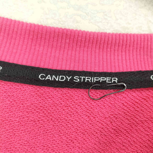 キャンディストリッパー Candy Stripper TIME UP ゲームプリント クルーネック スウェットワンピース レディース 2