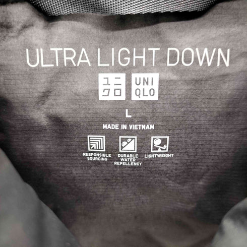 ユニクロ UNIQLO ULTRA LIGHT DOWN 3Dカット ウルトラライトダウンジャケット メンズ JPN:L
