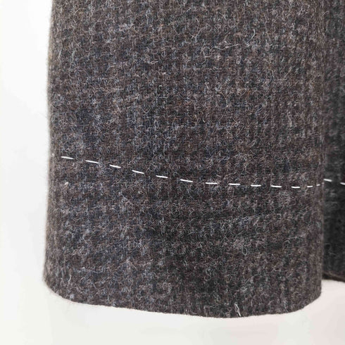 メゾンマルジェラ Maison Margiela 白タグ ウール ツイード ステッチワーク キュロット スカート パンツ レディース 42