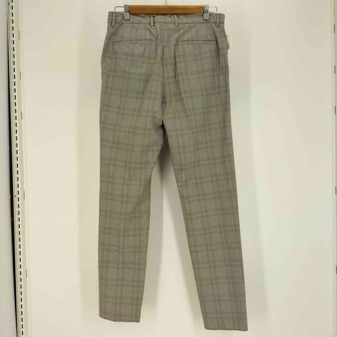 ザラ ZARA サイドベンツ チェック 2B テーラードジャケット ノータック スラックス パンツ セットアップ メンズ JK:38 PT:31