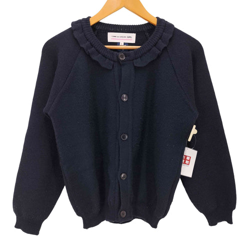 コムデギャルソンガール COMME DES GARCONS GIRL AD2019 lochaven of Scotland フリルカラーカーディガン レディース L
