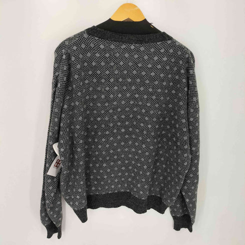 PORTOBENE 総柄 Vネックニット メンズ EUR:52