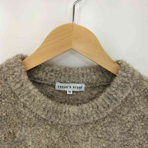 フリークスストア FREAKS STORE ビッグシルエット ループヤーン クルーネックニット メンズ JPN:M