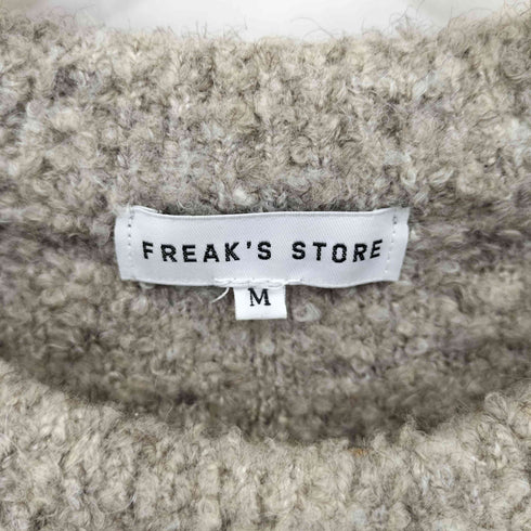 フリークスストア FREAKS STORE ビッグシルエット ループヤーン クルーネックニット メンズ JPN:M