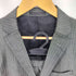 バーバリーブラックレーベル BURBERRY BLACK LABEL ストライプ 2Bテーラードジャケット セットアップ メンズ 上:L 下:ウエスト79
