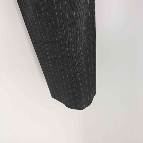 バーバリーブラックレーベル BURBERRY BLACK LABEL ストライプ 2Bテーラードジャケット セットアップ メンズ 上:L 下:ウエスト79