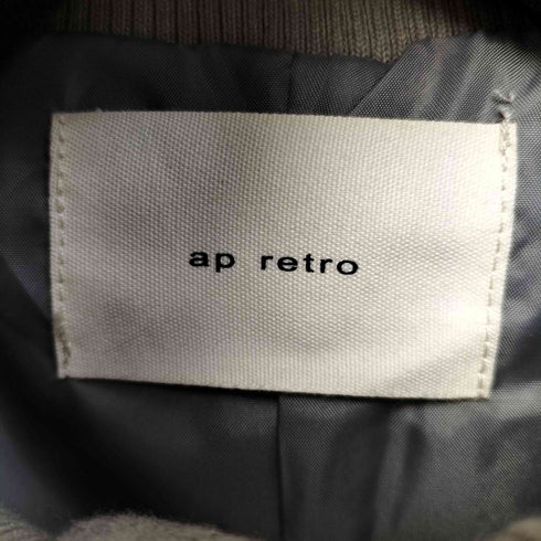 ap retro アプレトロ スタンドカラーヨークロングコート レディース FREE