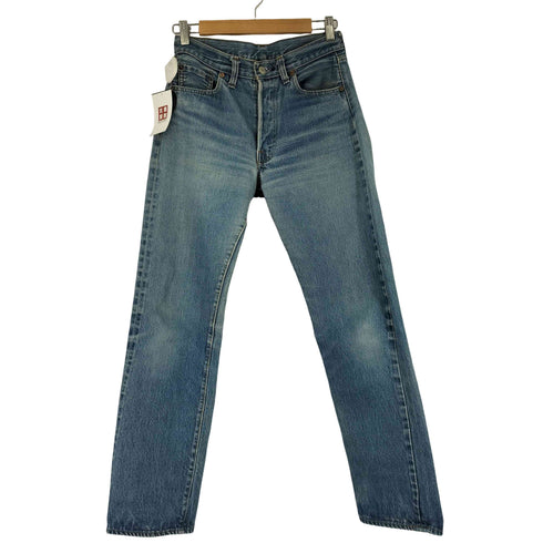 リーバイス Levis 70s 66後期 刻印6 501 赤耳 スモールe ボタンフライデニムパンツ メンズ 29X34
