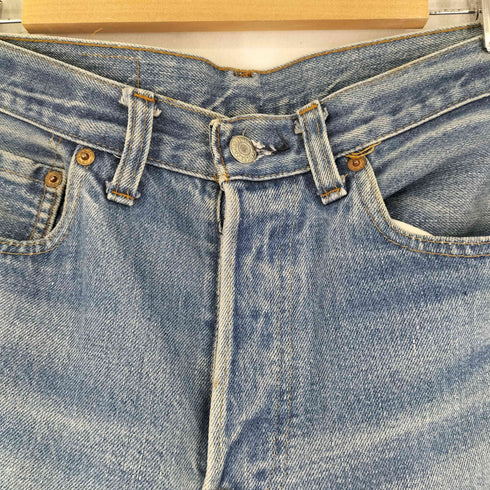 リーバイス Levis 70s 66後期 刻印6 501 赤耳 スモールe ボタンフライデニムパンツ メンズ 29X34