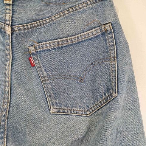 リーバイス Levis 70s 66後期 刻印6 501 赤耳 スモールe ボタンフライデニムパンツ メンズ 29X34