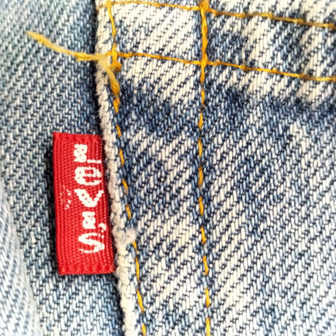 リーバイス Levis 70s 66後期 刻印6 501 赤耳 スモールe ボタンフライデニムパンツ メンズ 29X34