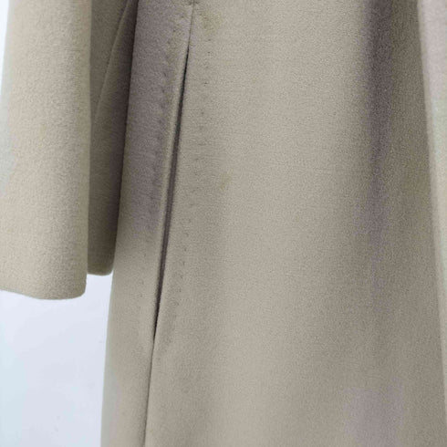 マックスマーラ MAX MARA 白タグ ヴァージンウール マニュエラ ベルテッドコート レディース JPN:40