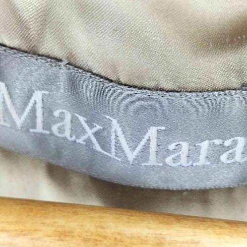 マックスマーラ MAX MARA 白タグ ヴァージンウール マニュエラ ベルテッドコート レディース JPN:40