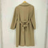 マックスマーラ MAX MARA 白タグ ヴァージンウール マニュエラ ベルテッドコート レディース JPN:40