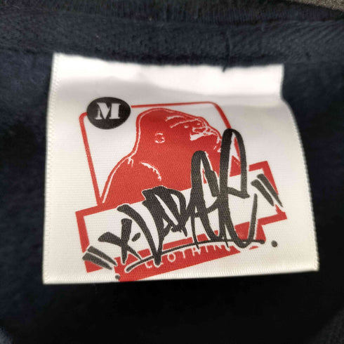 エクストララージ XLARGE 90-00s USA製 両面プリント ジップフーデイー メンズ M