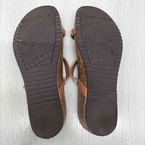 ITALIAN SHOEMAKERS ラインストーンミュールサンダル レディース 36