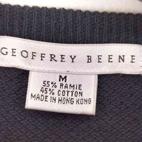 ジェフリービーン GEOFFREY BEENE ラミーコットン Vネックニット メンズ JPN:M