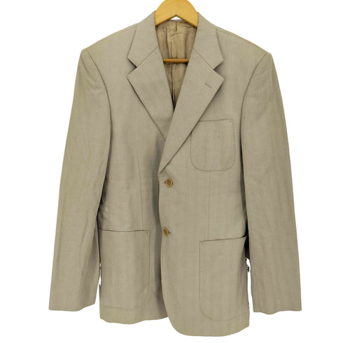 アクアスキュータム AQUASCUTUM ヘリンボーン コットン2Bテーラードジャケット メンズ 38/48