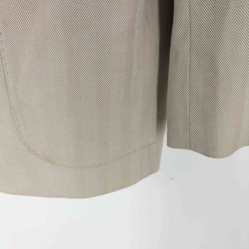 アクアスキュータム AQUASCUTUM ヘリンボーン コットン2Bテーラードジャケット メンズ 38/48