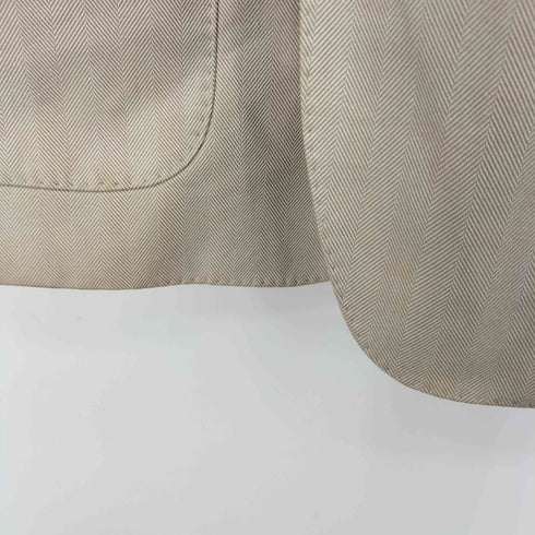 アクアスキュータム AQUASCUTUM ヘリンボーン コットン2Bテーラードジャケット メンズ 38/48