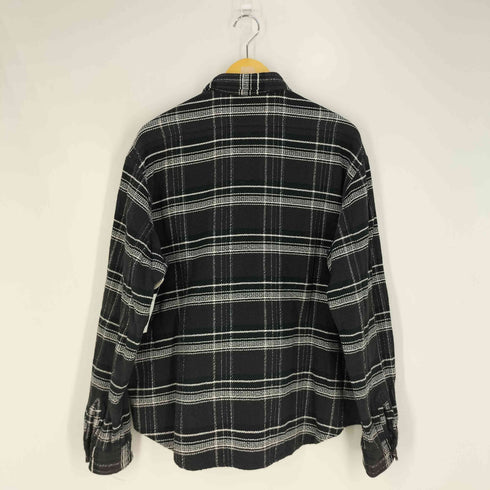アンユーズド UNUSED COTTON CHECK SHIRTS コットン ジップ ネル チェック シャツ メンズ JPN:2