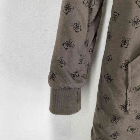 ヒステリックグラマー HYSTERIC GLAMOUR Y2K 裏地ボア ヒステリックベア 総柄 リバーシブルロングジップアップフーディー ダブルジップ レディース