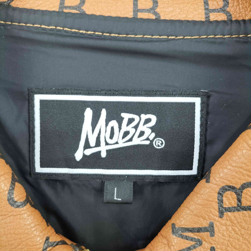 モブ MOBB. MONOGRAM ECO LEATHER JACKET メンズ import:L