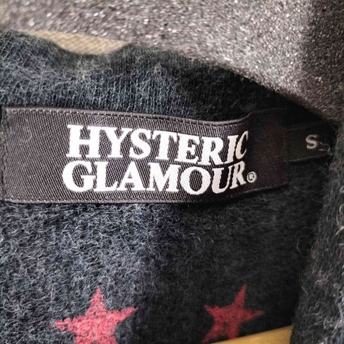 ヒステリックグラマー HYSTERIC GLAMOUR ×RAMONES Y2K ラモーンズ刺繍 ニットジップフーディー メンズ S