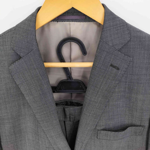 パーフェクトスーツファクトリー P.S.FA Perfect Suit FActory Biellano Finish 2Bテーラードジャケット パンツスーツ セットアップ メンズ 上:175 下:78