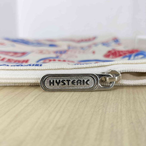 ヒステリックグラマー HYSTERIC GLAMOUR 00S ヒスガールプリントリップストップナイロンポーチ レディース