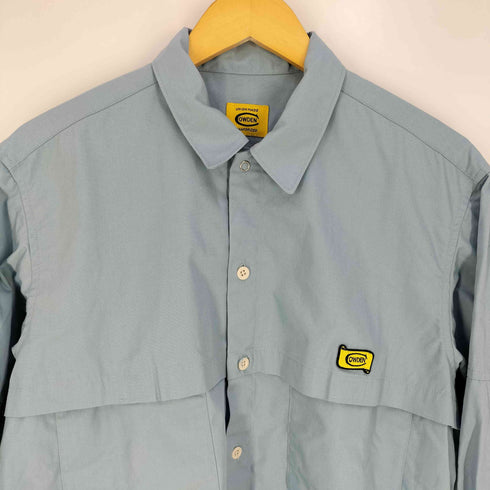カウデン COWDEN TC 平織フィッシングシャツ メンズ import:M
