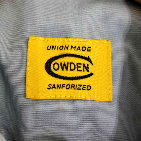 カウデン COWDEN TC 平織フィッシングシャツ メンズ import:M