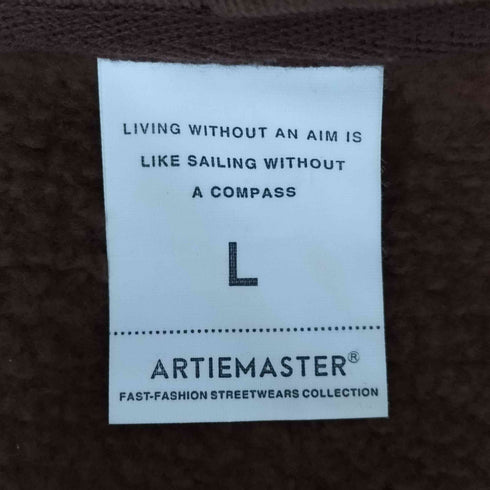 ARTIEMASTER フードボタン付きパーカー メンズ import:L