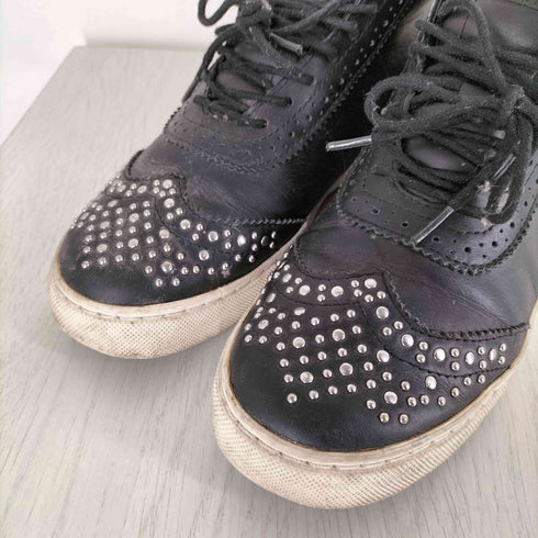 ヒステリックグラマー HYSTERIC GLAMOUR Y2K メダリオン スタッズレザースニーカー レディース 6