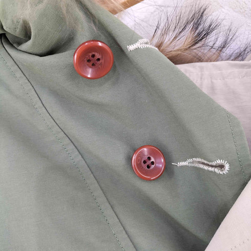 ビームスボーイ BEAMS BOY 60/40 REVERSIBLE ANORAK HOODIE レディース