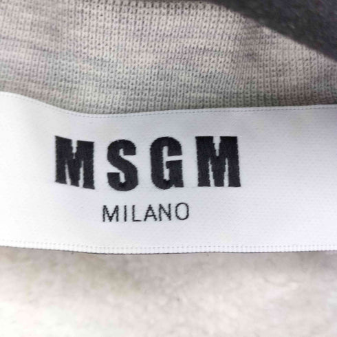 エムエスジーエム MSGM フロントロゴプリントスウェット メンズ JPN:M