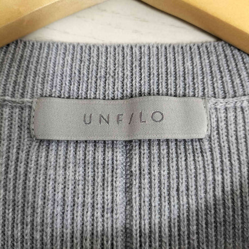 アンフィーロジユウク unfilo 自由区 抗菌防臭 片畔ニットベスト レディース JPN:XL