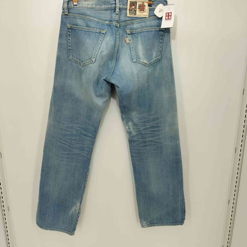 AKATUKI JEANS 藍照 LOT218 ボタンフライデニム メンズ 参