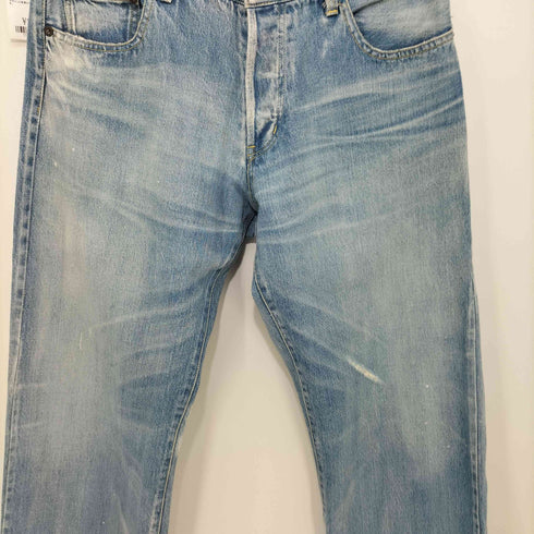 AKATUKI JEANS 藍照 LOT218 ボタンフライデニム メンズ 参