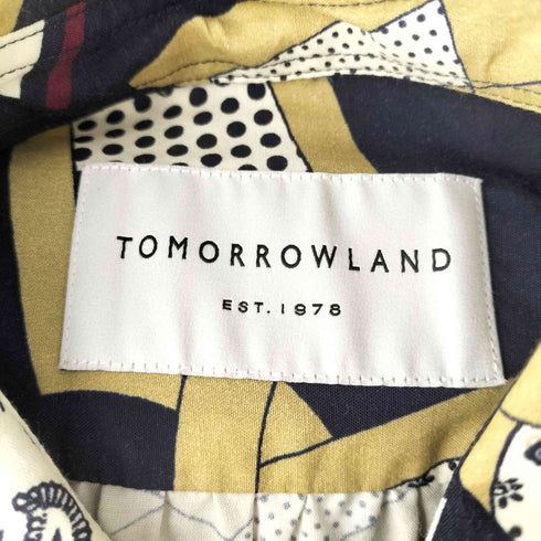 トゥモローランド TOMORROWLAND 総柄レーヨンシャツ メンズ XS