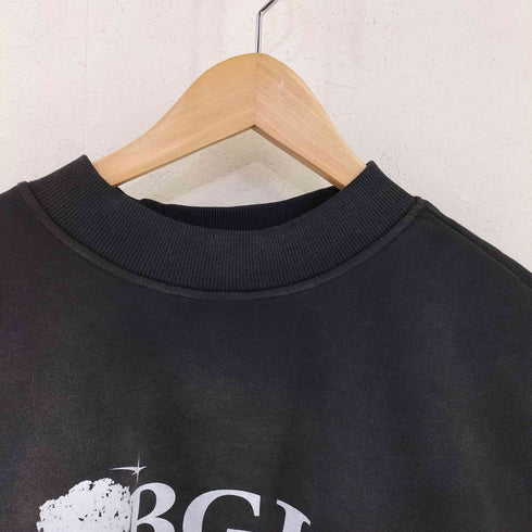BGL PIGMENT LOGO CREW SW- BLACK メンズ JPN:M
