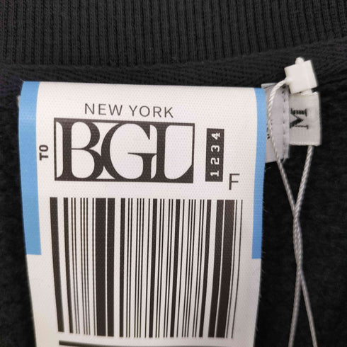 BGL PIGMENT LOGO CREW SW- BLACK メンズ JPN:M