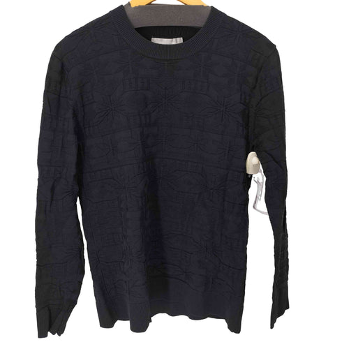 ハイストリート HIGH STREET 総柄 ジャガード クルーネックニット メンズ L