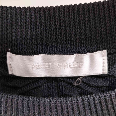 ハイストリート HIGH STREET 総柄 ジャガード クルーネックニット メンズ L